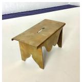 Antique Miniature Brass Milking Stool