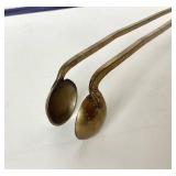 Antique Dutch Brass  Embers Tongs