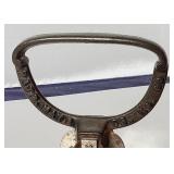 Antique Hand Wrought Hoe and Patented Chopper