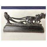 Antique Cast Iron Ploughman Door Stop