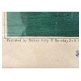 Antique Engraving:  "The Cove at Cork and Cork Harbor" (Ireland)