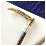 Pair of Vintage Stag Handle Riding Crops