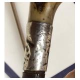 Pair of Vintage Stag Handle Riding Crops