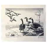 Les Kouba Winning Federal Duck Stamp Print 1958-1959