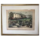 Antique Currier & Ives Lithograph: "Noah