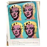 Vintage Andy Warhol Poster: "Four Marilyns" - Walker Art Center Exhibitiion 1986