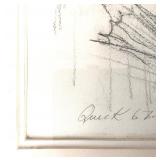 Minnesota Artist Birney Quick Pencil Drawing