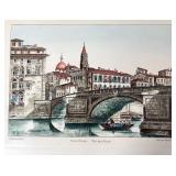 Group of 4 European Hand Colored Engravings