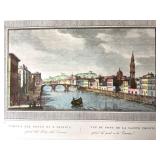 Group of 4 European Hand Colored Engravings