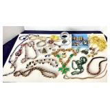 Large Group of Costume Jewelry
