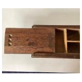 Antique Walnut Slide Lid Box