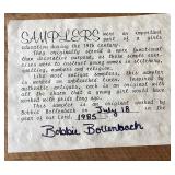 Bobbie Bollenbach Needlework Sampler