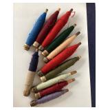 Basket of Vintage Bobbins