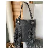 Group of 3 Black Leather Bags