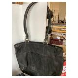 Group of 3 Black Leather Bags