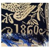 Antique Jacquard Coverlet