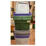 Group of Storage Tubs