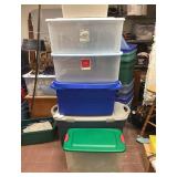 Group of Storage Tubs