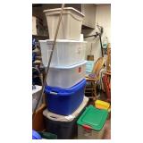 Group of Storage Tubs