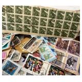 Large Group Unsorted Stamps