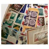 Large Group Unsorted Stamps