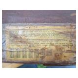 Vintage Wood Encased American Overs...