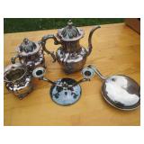 Silver Plated Tea Set as shown in p...
