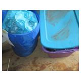 Covered Tote and POP-up hamper full...