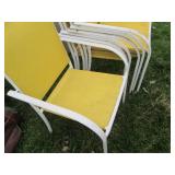 Set of 6 Metal framed Outdoor chair...