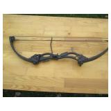 Rubbermaid trash can containing hoc...