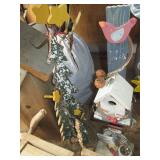 Wooden Birdhouse and Christmas them...