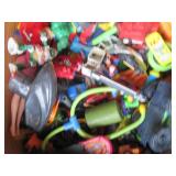 Box of HotWheels, Thomas the train ...