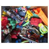 Box of HotWheels, Thomas the train ...