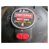 Craftsman 2.5hp 6-gallon ShopVac wi...