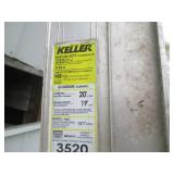 20ft Aluminum extension ladder...