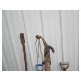 Snow shovels, ice chipper and vinta...