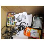 Photo paper, markers, crayons, card...