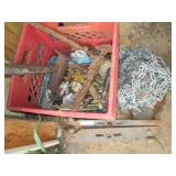 Plastic Milk crate with. vintage to...