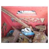 Plastic Milk crate with. vintage to...