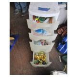 Four drawer space saving organizer ...