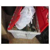 Clamshell closing tote full of asso...