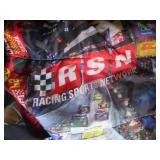 Tote full of assorted toys, stuffed...