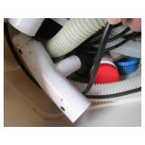 Covered Tote full of pool maintenan...