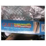 Quiet Tile. in floor heating mat...