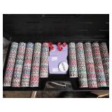 Large, heavy poker set...