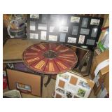 Pair of decorative metal end tables...