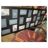 Pair of decorative metal end tables...