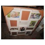 Pair of decorative metal end tables...