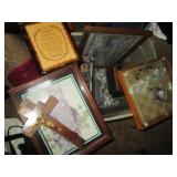 Large open tote with assorted photo...