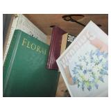 Lot. of doll size red wagon decor a...